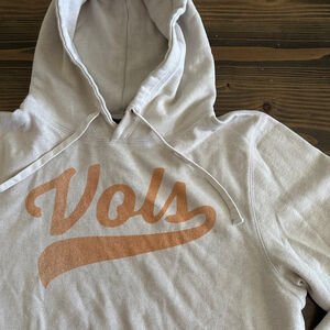 Homefield Men’s Beige Vols Hoodie M Orange Graphic College Sweatshirt